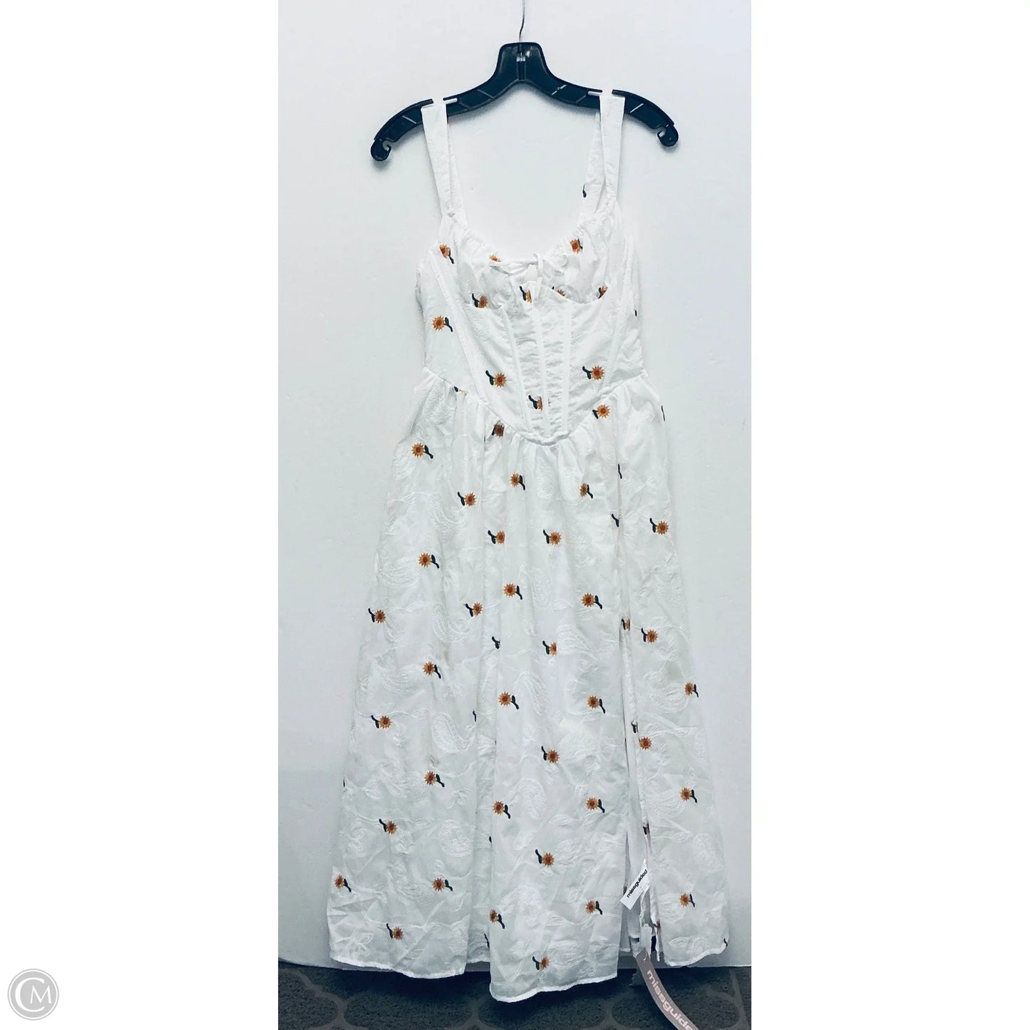 Dress Casual Maxi By Missguided In White, Size: S