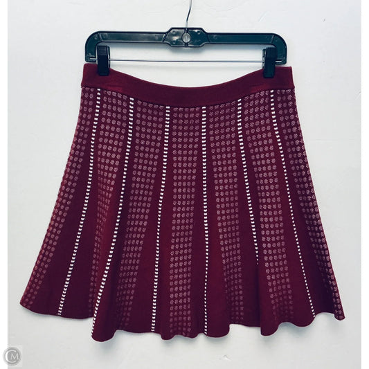 Skirt Mini & Short By Bcbgmaxazria In Red, Size: L