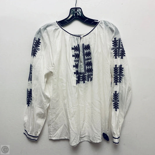 Top Long Sleeve Basic By Karen Kane In White, Size: Xs