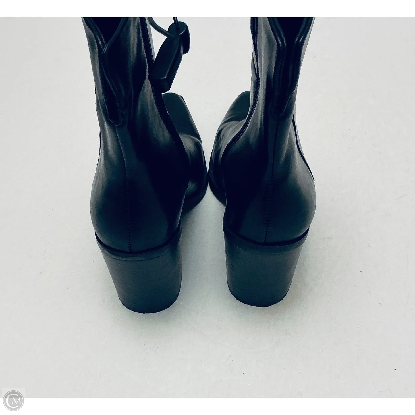 Boots Ankle Heels By Steve Madden In Black, Size: 8.5