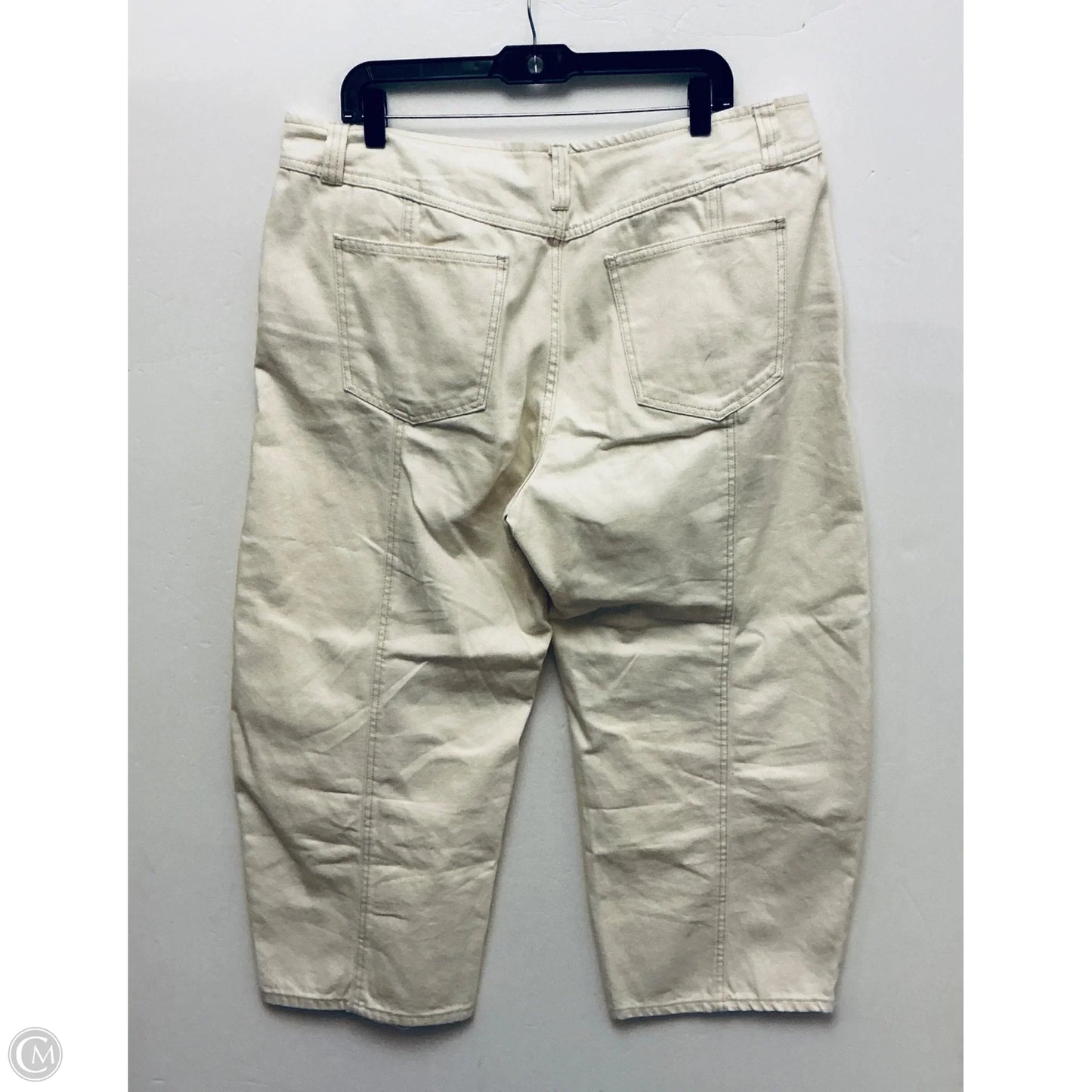 Jeans Wide Leg By Universal Thread In Tan, Size: 16