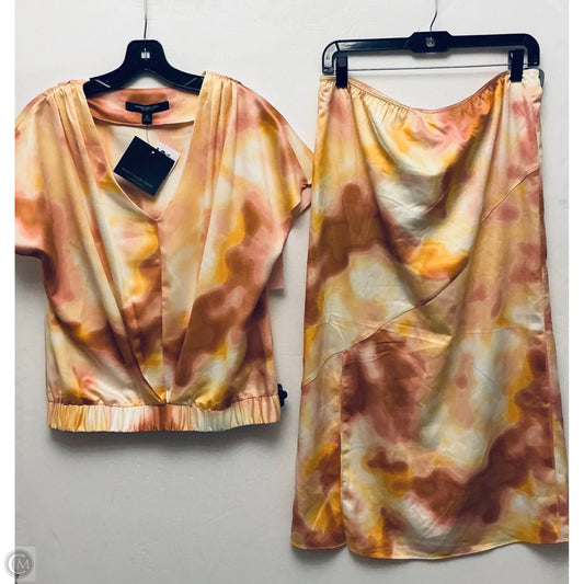 Skirt Set 2pc By Marc New York In Orange, Size: M