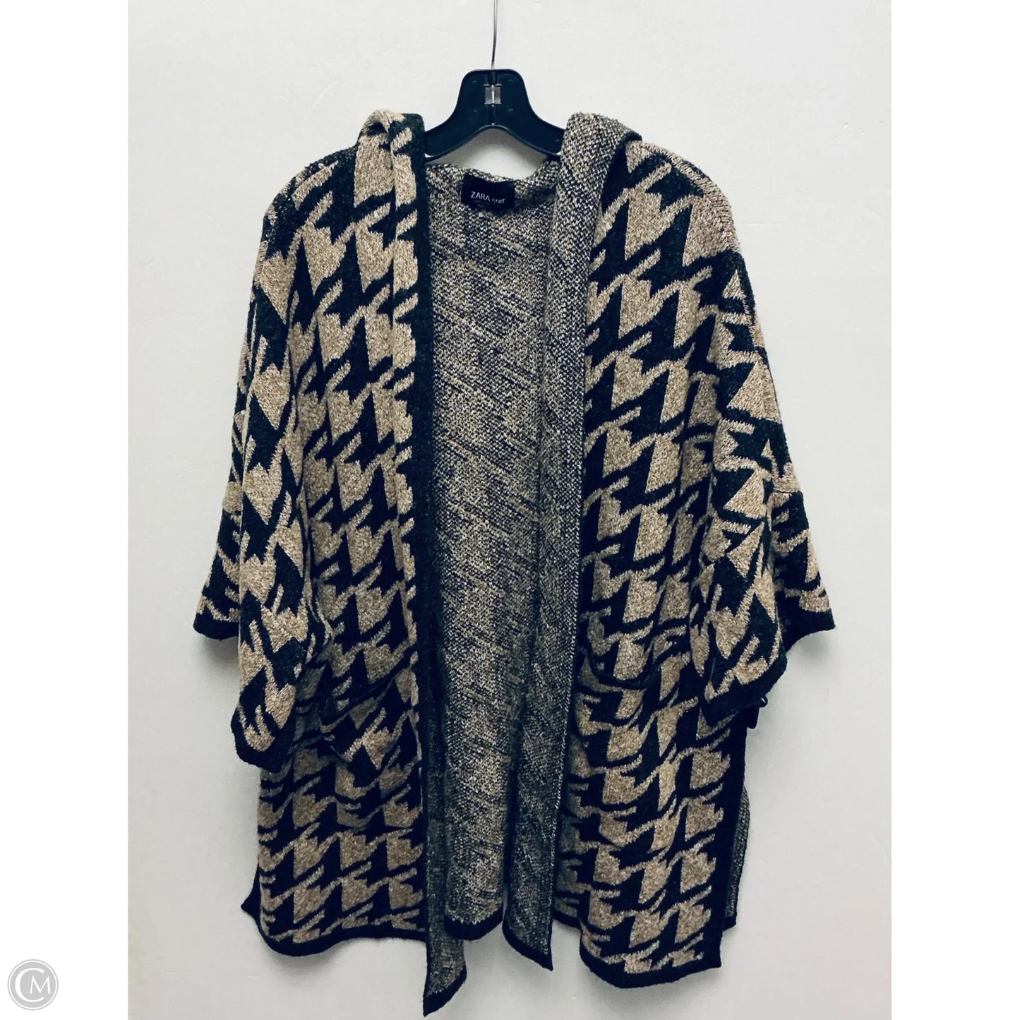 Sweater Cardigan By Zara In Brown, Size: M