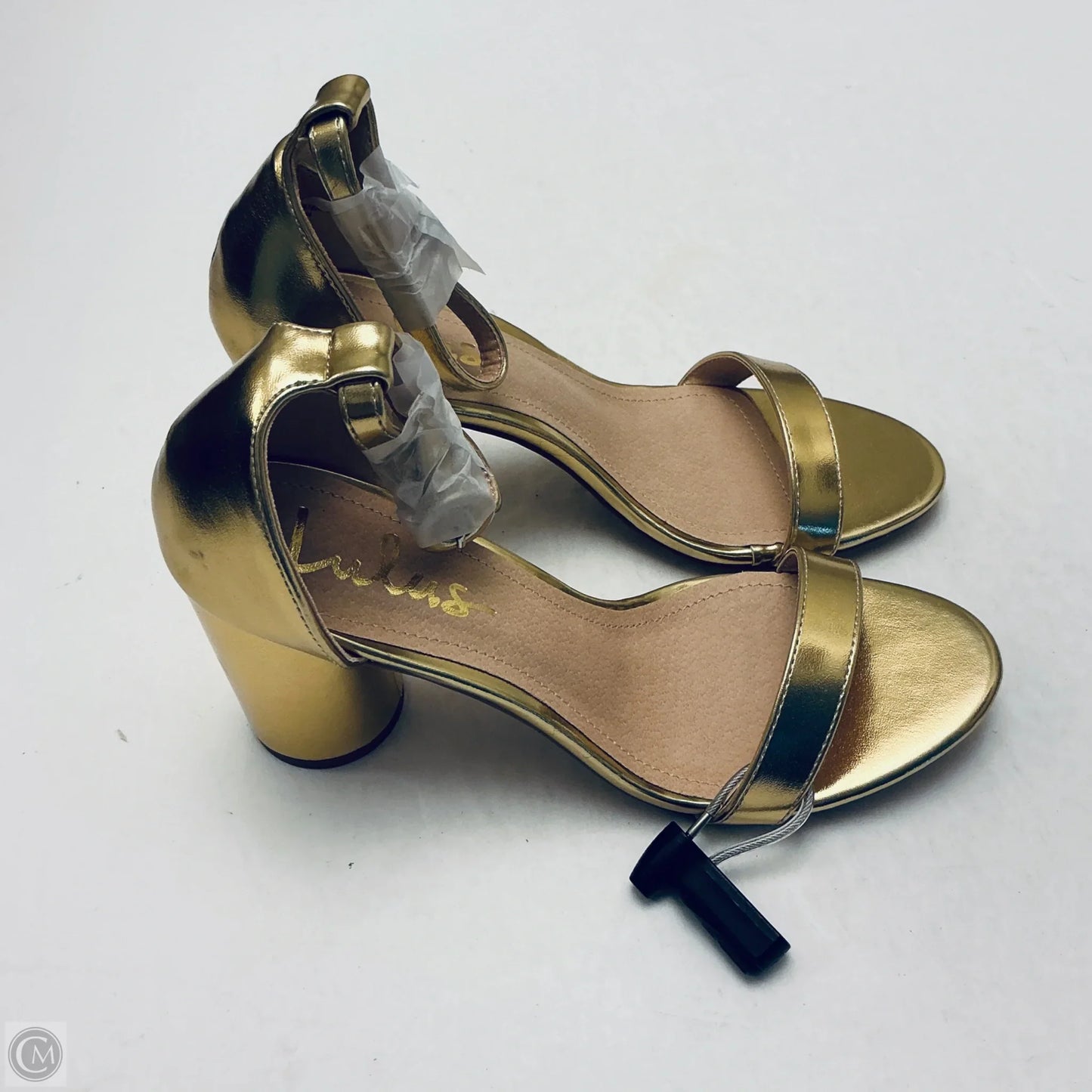 Shoes Heels Platform By Lulus In Gold, Size: 8