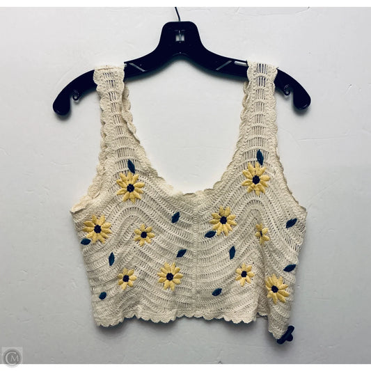 Top Sleeveless Basic By Vestique In Tan, Size: M