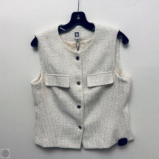 Vest Other By Anne Klein In Cream, Size: M