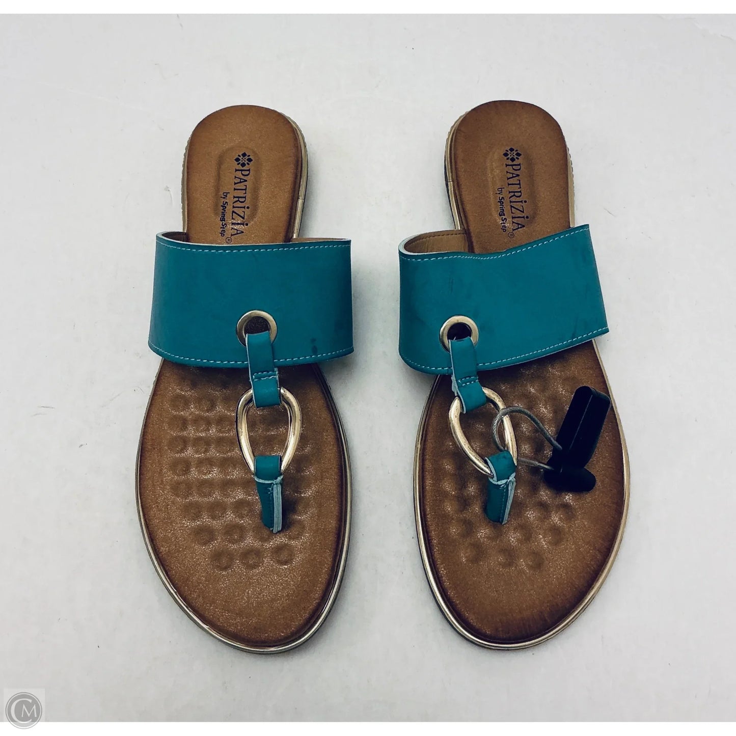 Sandals Flip Flops By Spring Step In Green, Size: 8.5