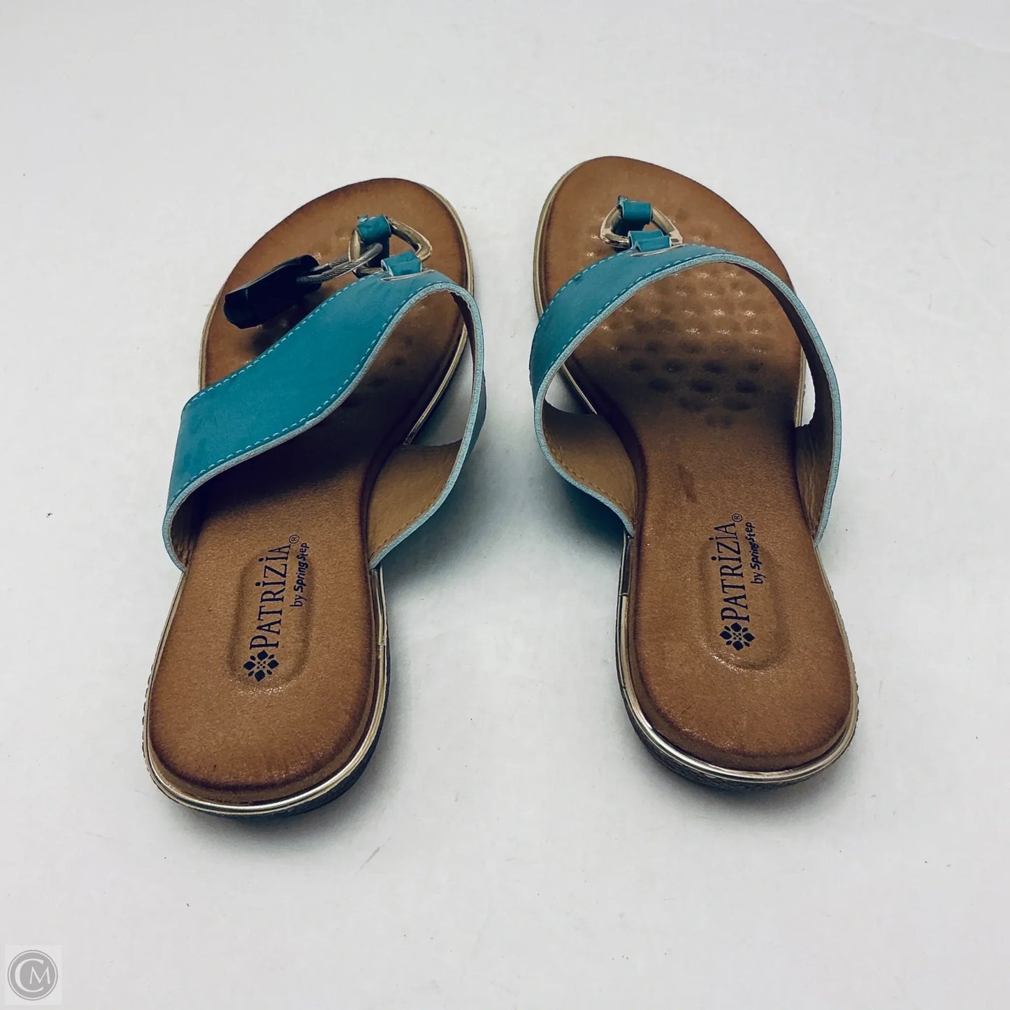Sandals Flip Flops By Spring Step In Green, Size: 8.5