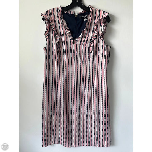 Dress Designer By Karl Lagerfeld In Pink, Size: 12