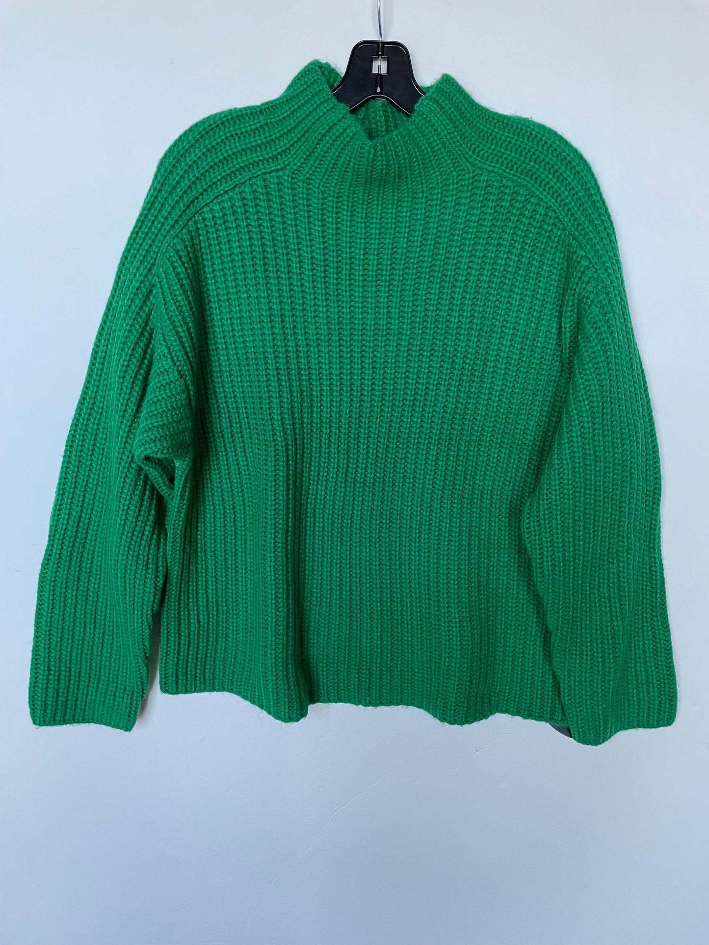 Sweater By Ann Taylor In Green, Size: L