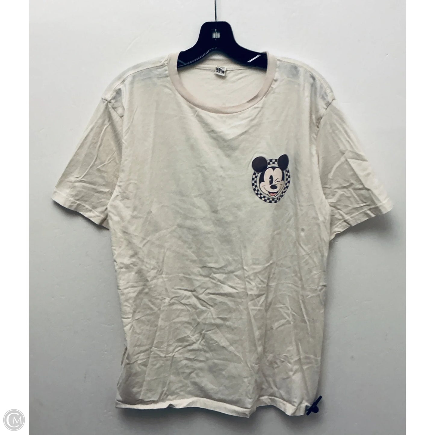 Top Short Sleeve Basic By Cme In Brown, Size: Xl
