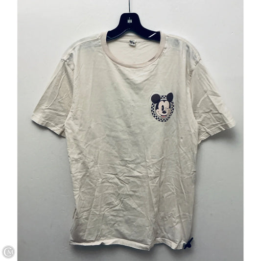 Top Short Sleeve Basic By Cme In Brown, Size: Xl