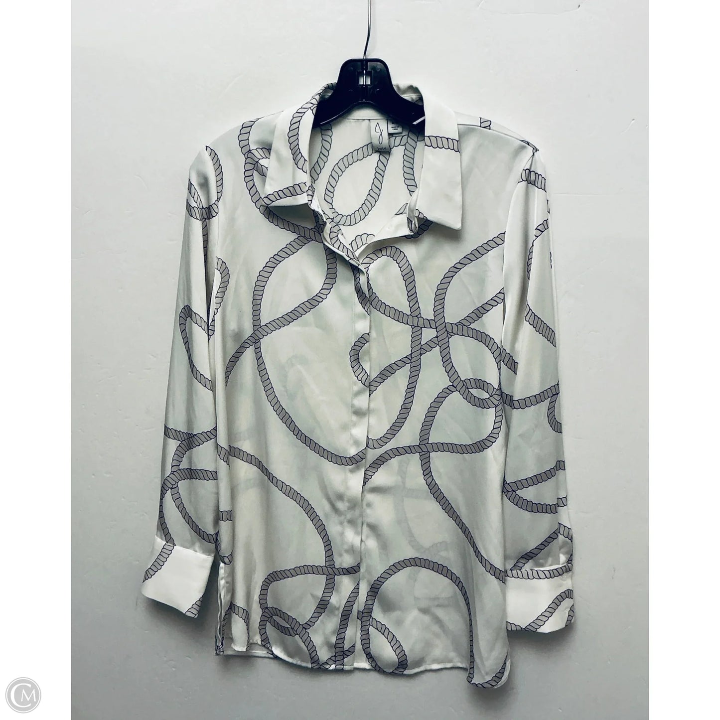 Top Long Sleeve Basic By Joie In Cream, Size: M