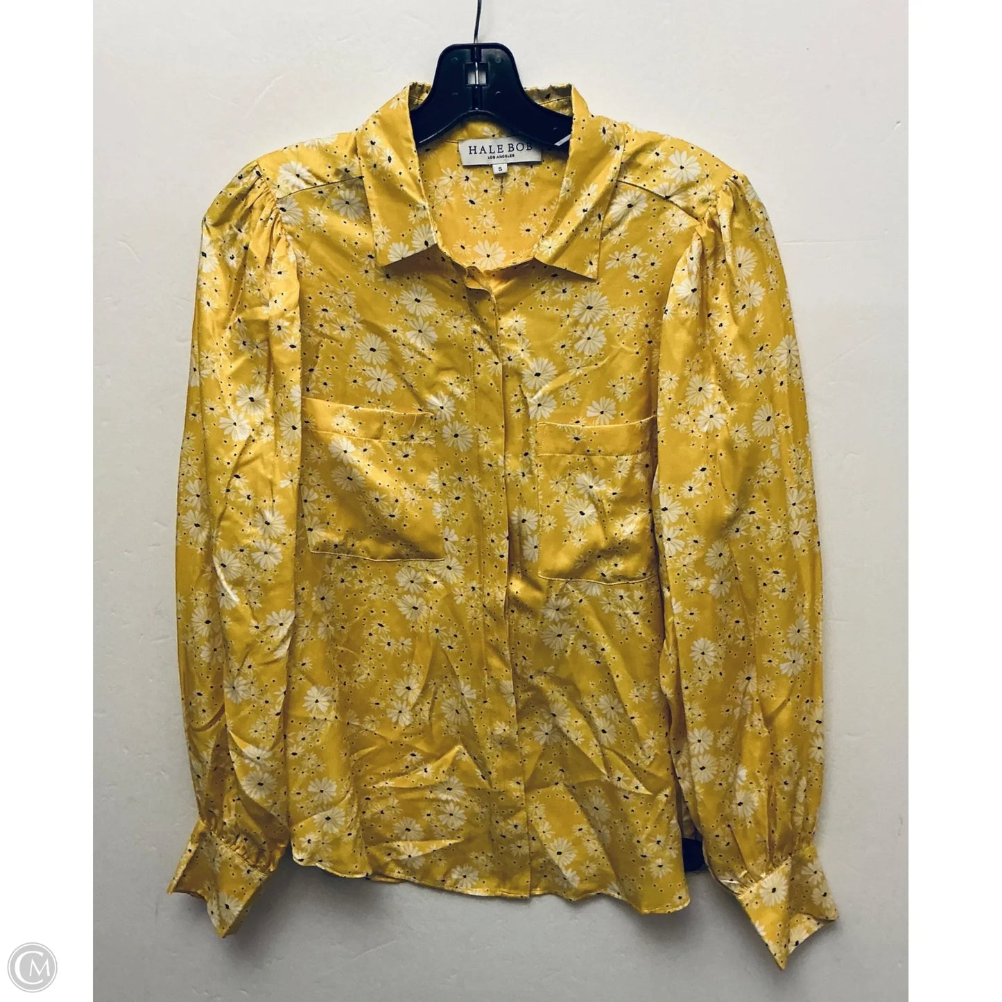 Top Long Sleeve Basic By Hale Bob In Yellow, Size: S