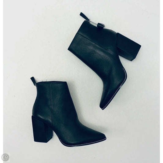 Boots Ankle Heels By Steve Madden In Black, Size: 7.5