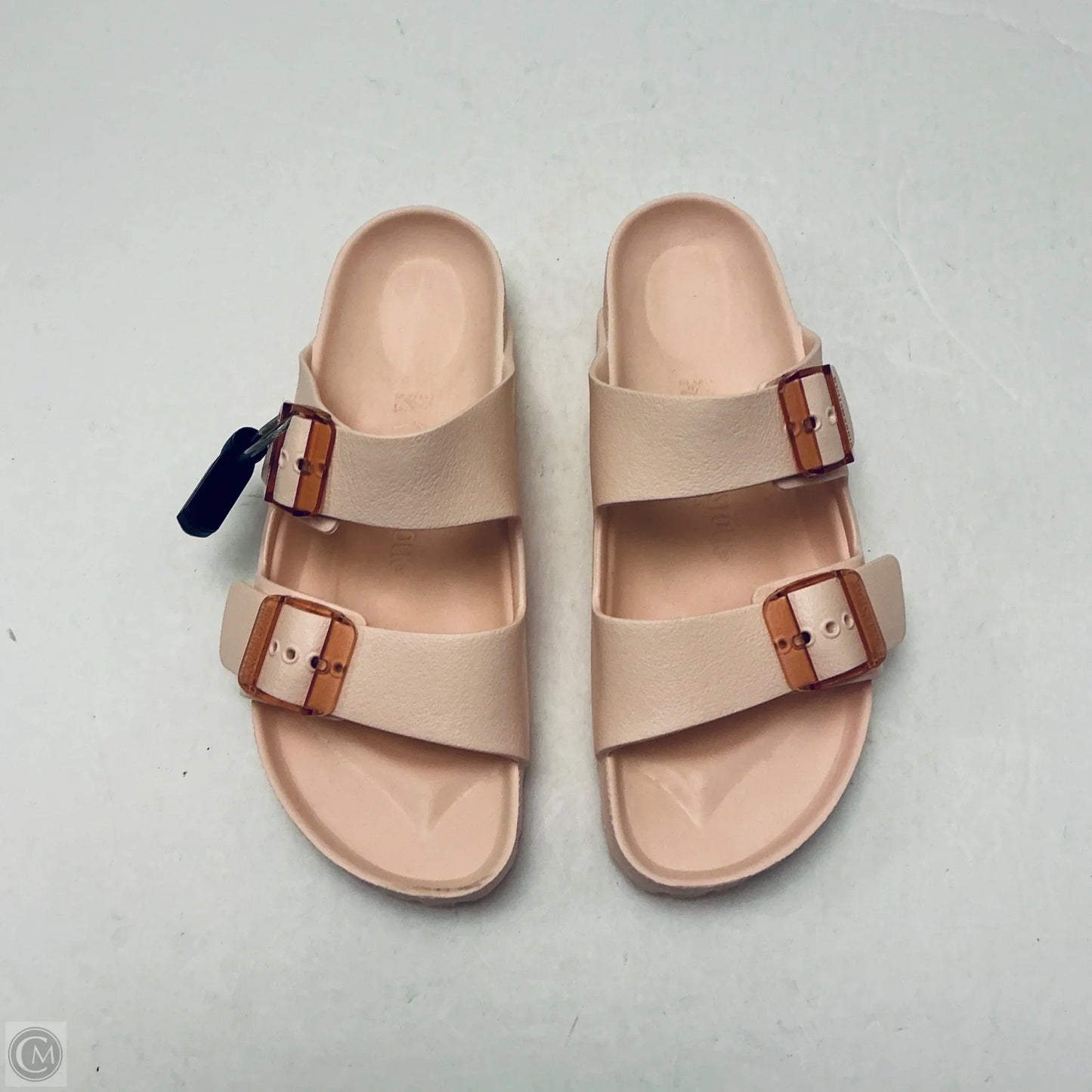 Sandals Flats By Birkenstock In Pink, Size: 9