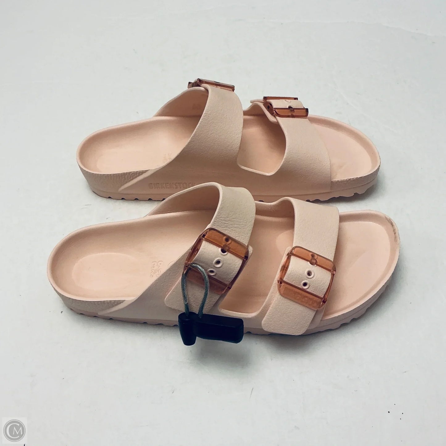 Sandals Flats By Birkenstock In Pink, Size: 9