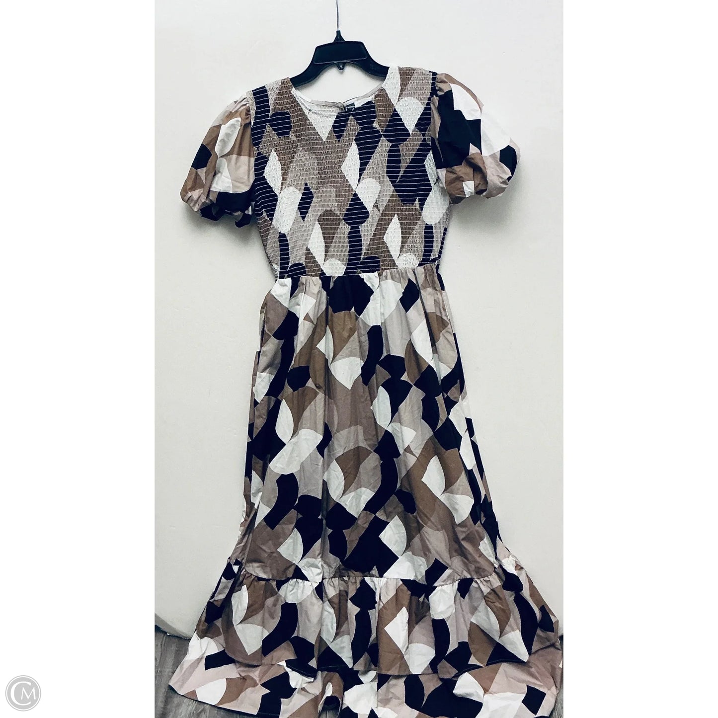 Dress Casual Maxi By Peach Love Cream California In Brown, Size: L