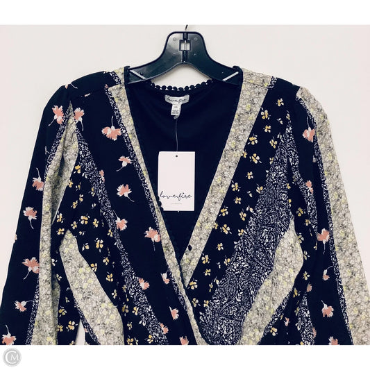 Romper By Love Fire In Black, Size: L