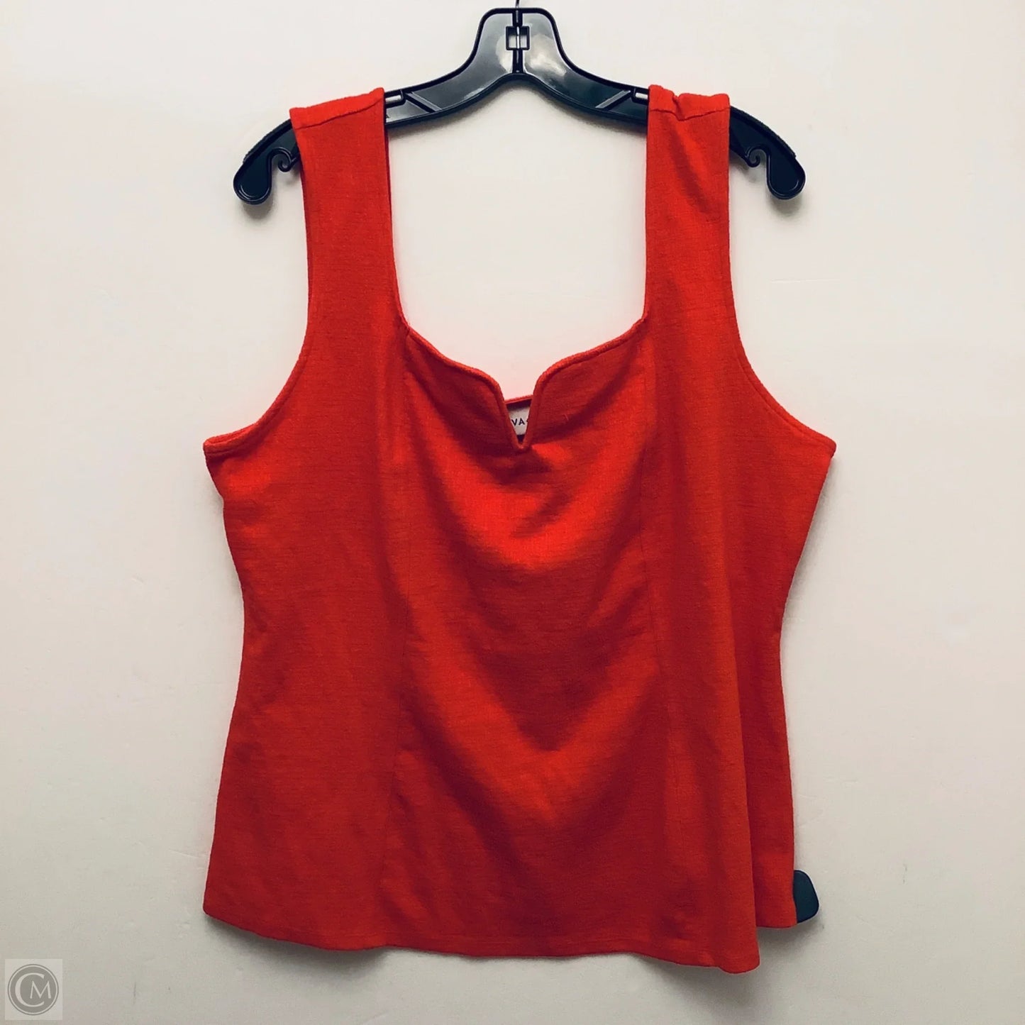 Top Sleeveless Basic By Ava & Viv In Red, Size: 2x