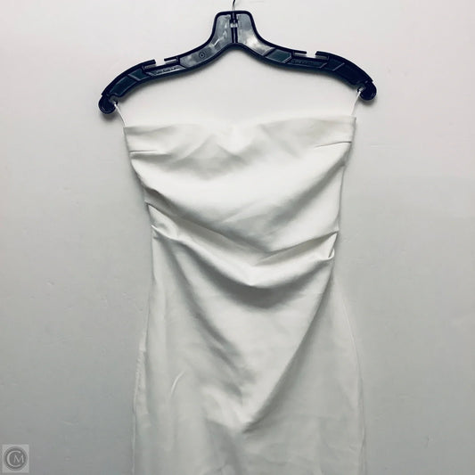 Dress Casual Midi By Zara In White, Size: Xs