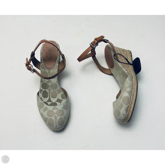 Shoes Designer By Coach In Brown, Size: 11