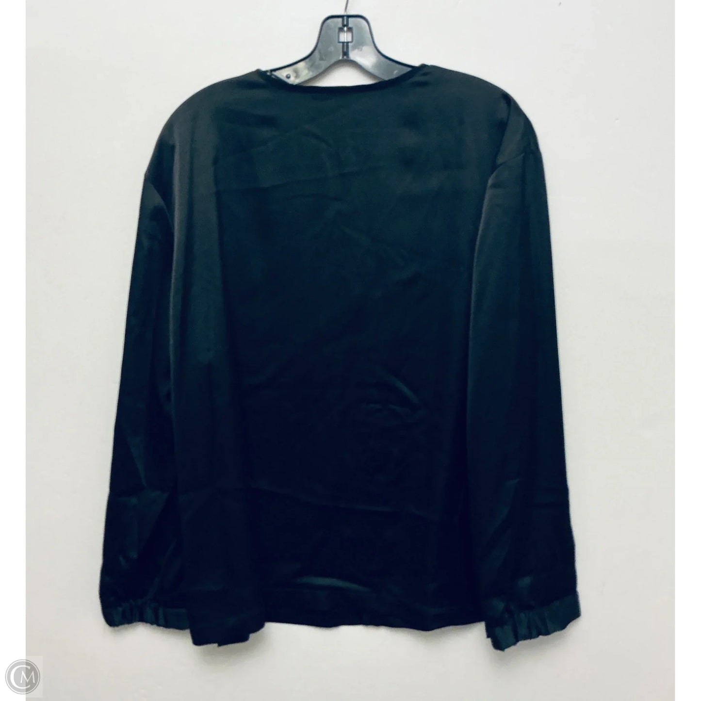 Top Long Sleeve By Black Label In Black, Size: Xl
