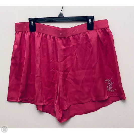 Shorts By Juicy Couture In Pink, Size: Xl