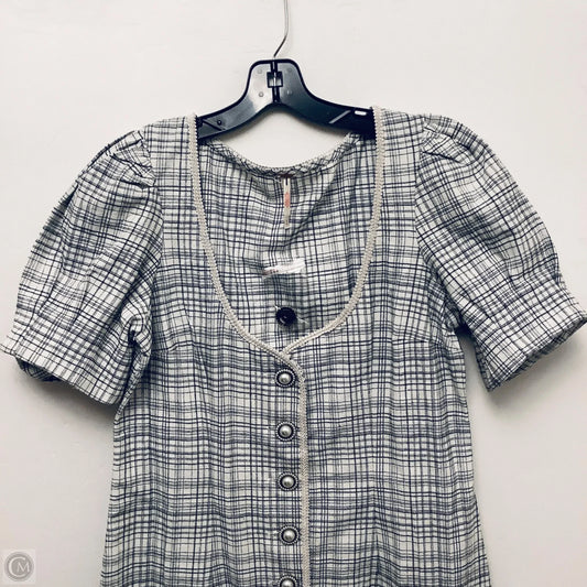 Dress Casual Short By Free People In Plaid Pattern, Size: M