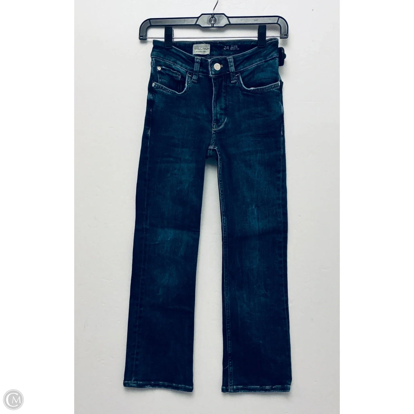 Jeans Flared By Pilcro In Blue Denim, Size: 0