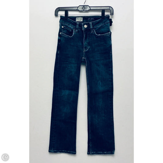 Jeans Flared By Pilcro In Blue Denim, Size: 0