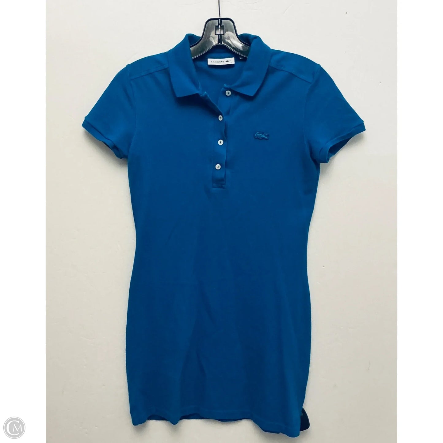 Dress Casual Short By Lacoste In Blue, Size: Xs