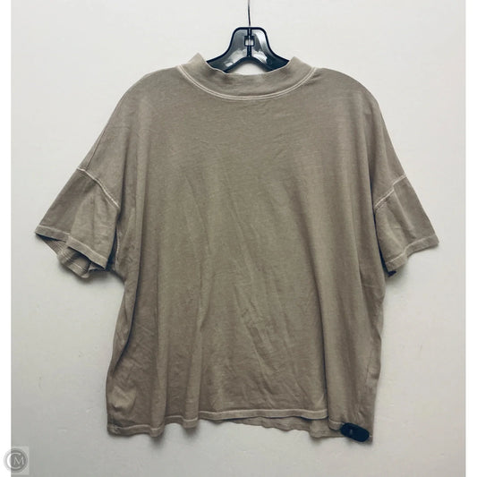 Top Short Sleeve Basic By We The Free In Tan, Size: S