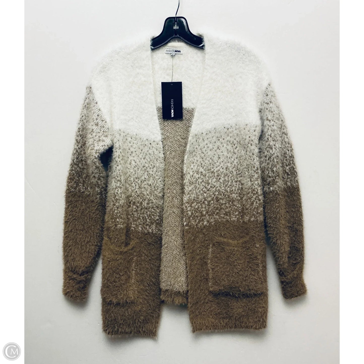 Cardigan By Fashion Nova In Beige, Size: S