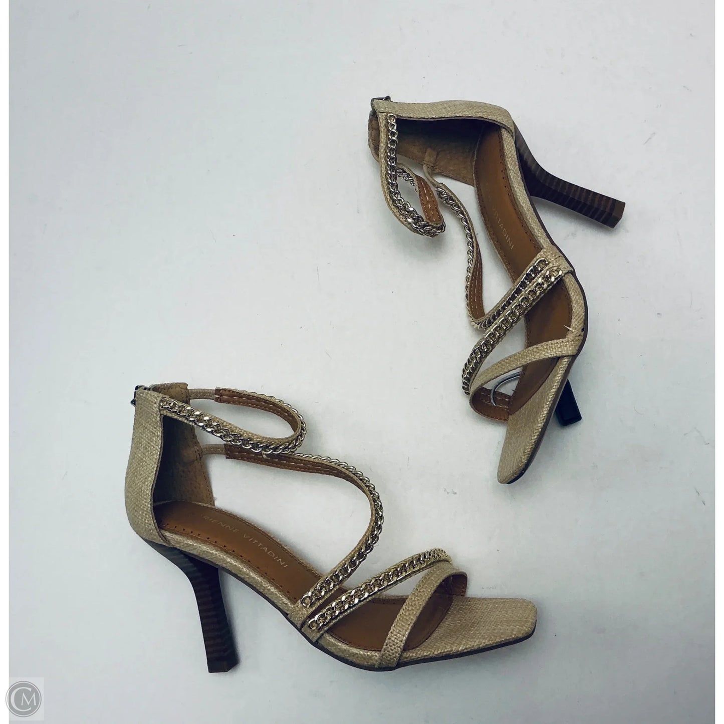 Shoes Heels Stiletto By Adrienne Vittadini In Tan, Size: 7