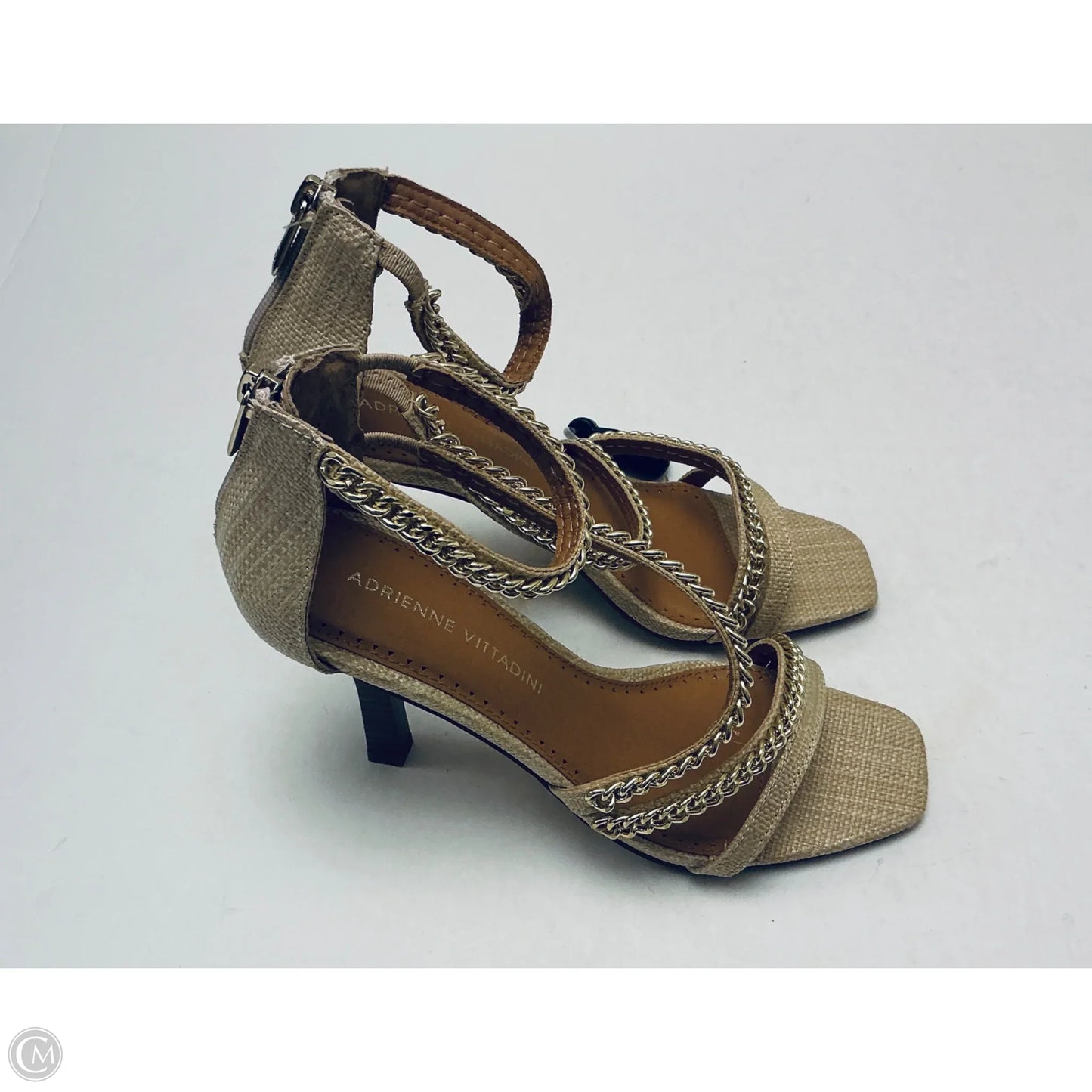 Shoes Heels Stiletto By Adrienne Vittadini In Tan, Size: 7