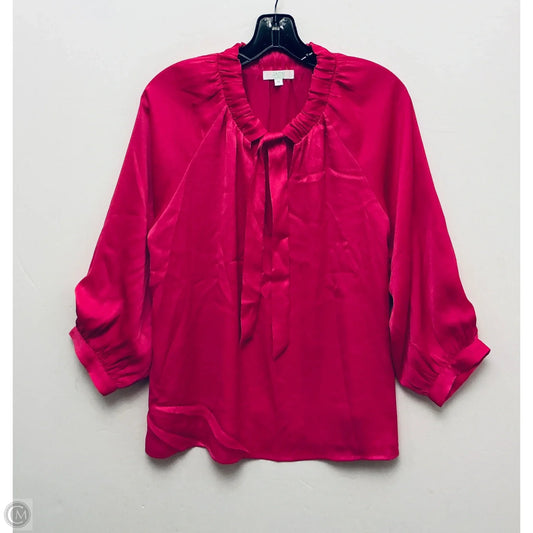 Top Long Sleeve By Jade In Pink, Size: M