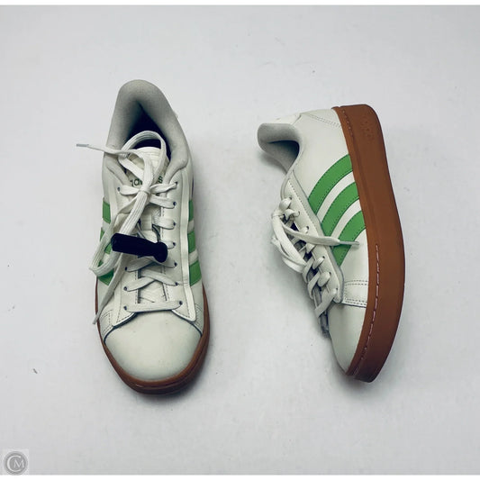 Shoes Sneakers By Adidas In Cream & Green, Size: 8.5
