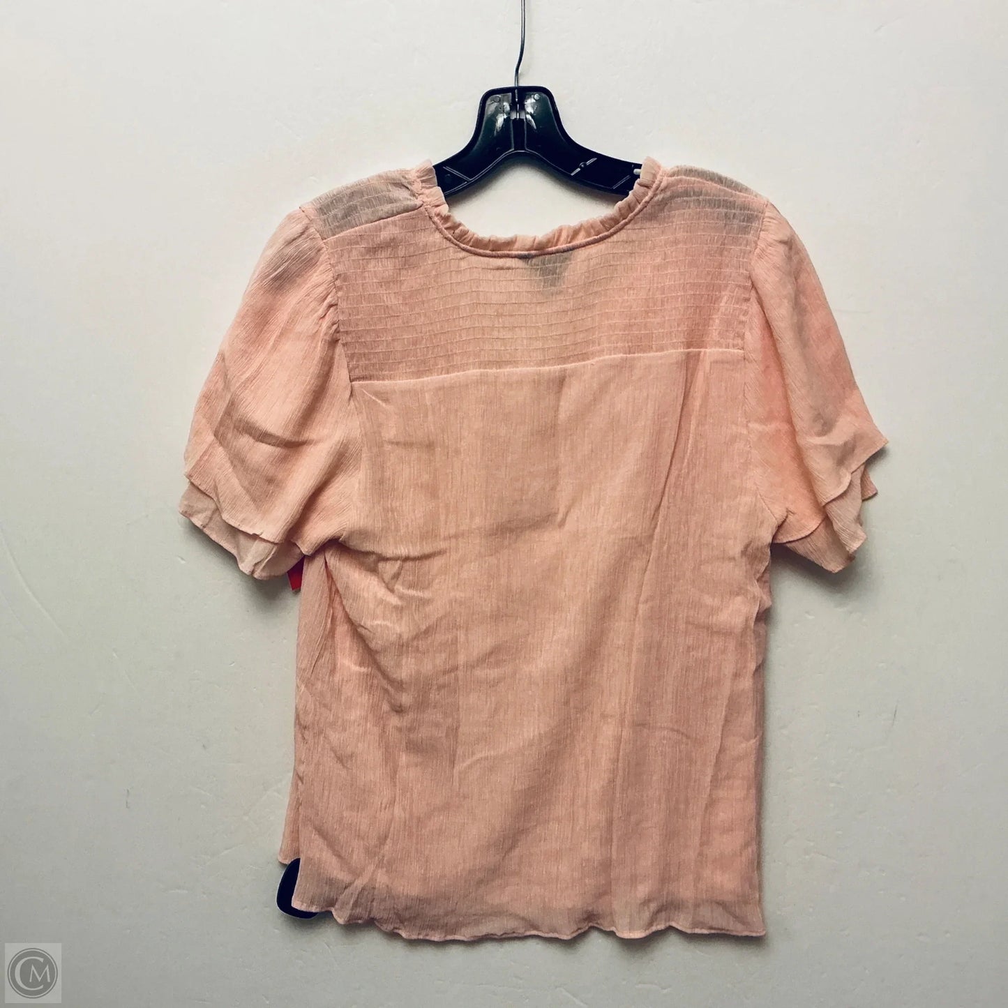 Top Short Sleeve By Versona In Pink, Size: Xl