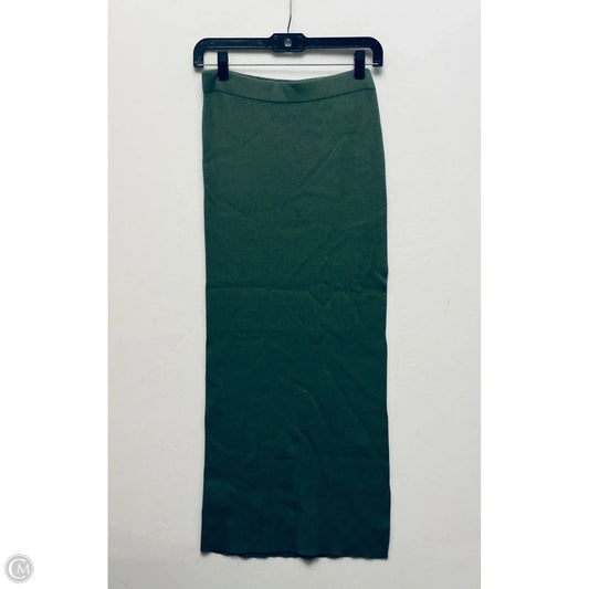Skirt Maxi By Abercrombie And Fitch In Green, Size: S