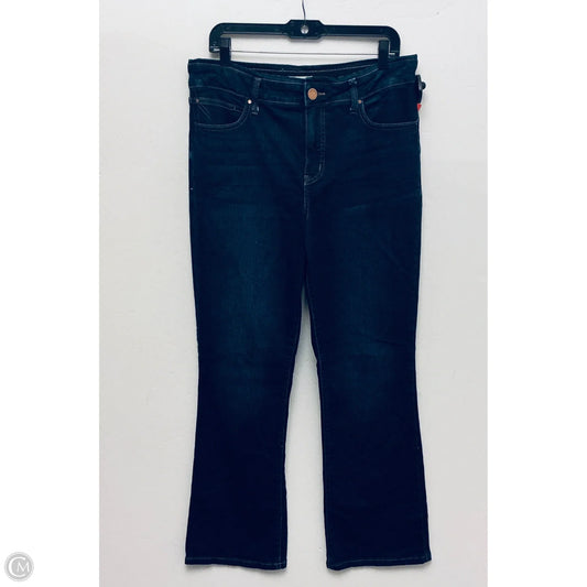 Jeans Straight By Maurices In Blue Denim, Size: 16