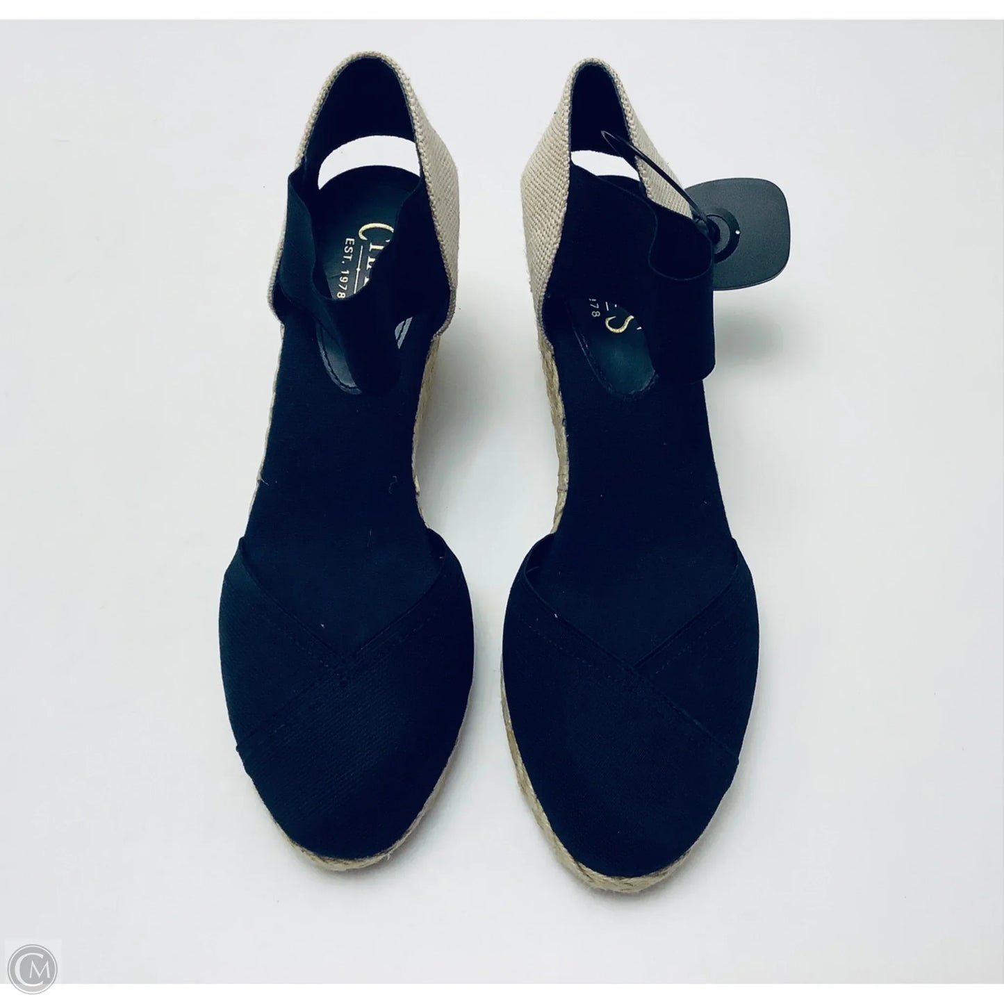 Shoes Heels Block By Chaps In Blue, Size: 9