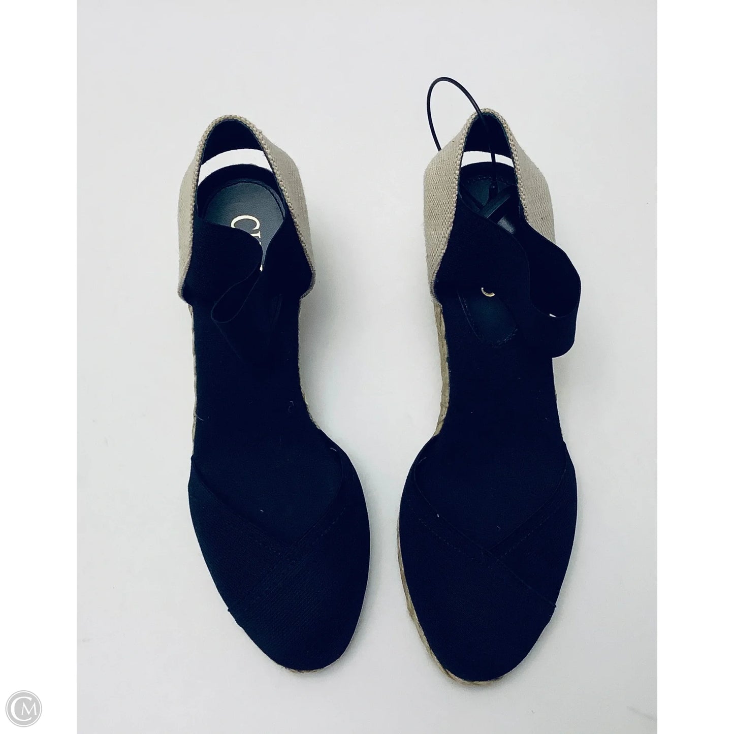 Shoes Heels Block By Chaps In Blue, Size: 9