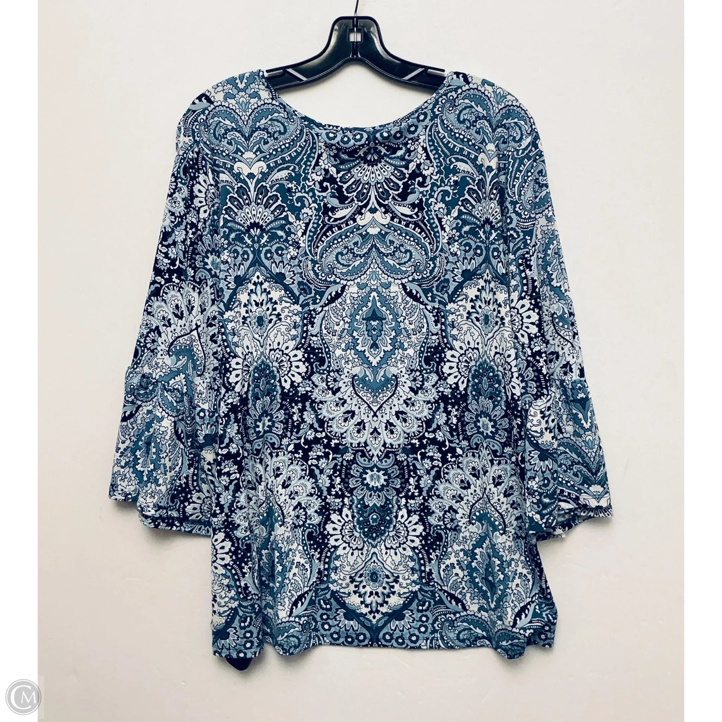 Top Long Sleeve By Joie In Blue, Size: 2x