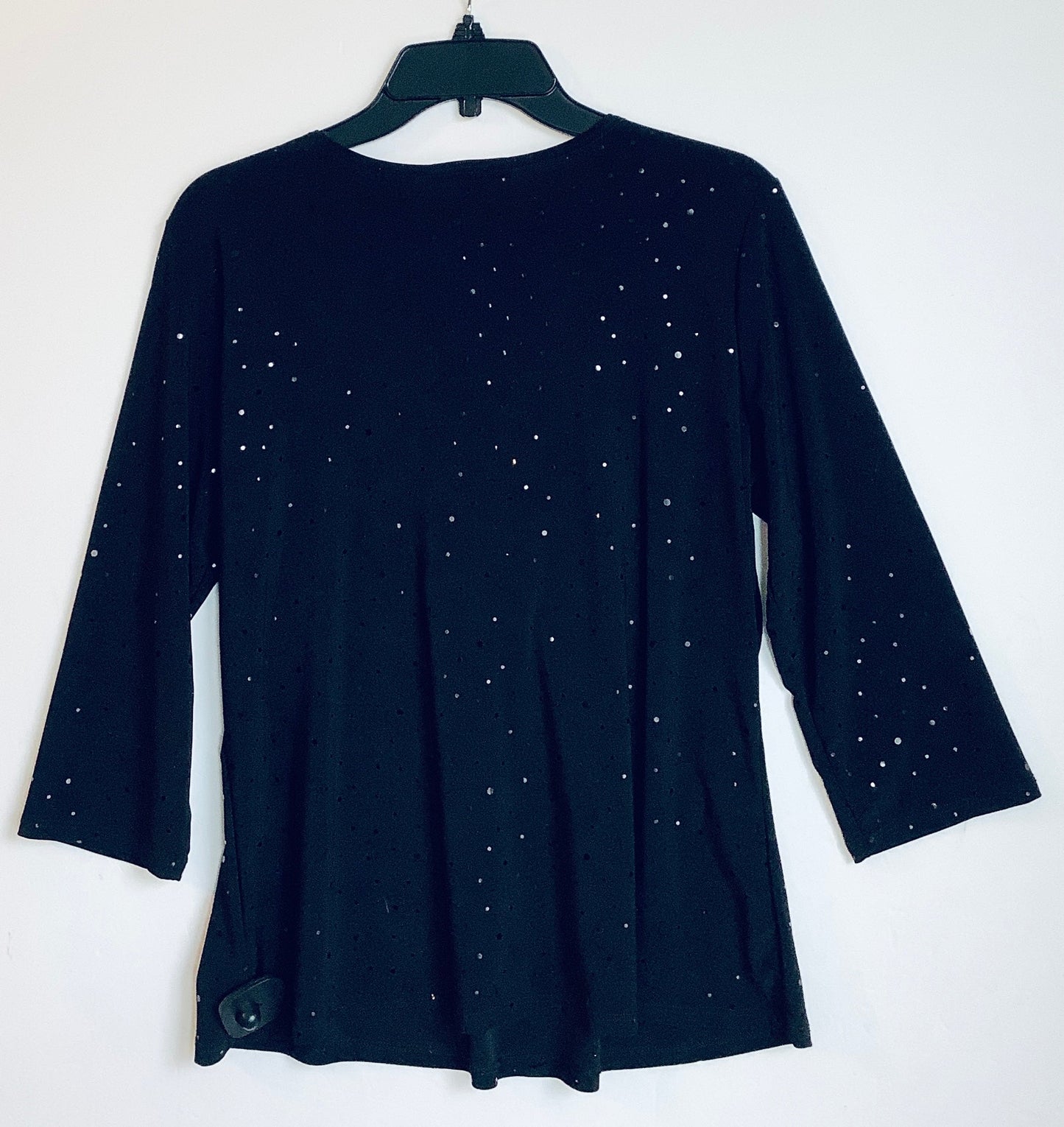 Top Long Sleeve By Clothes Mentor In Black, Size: Lp