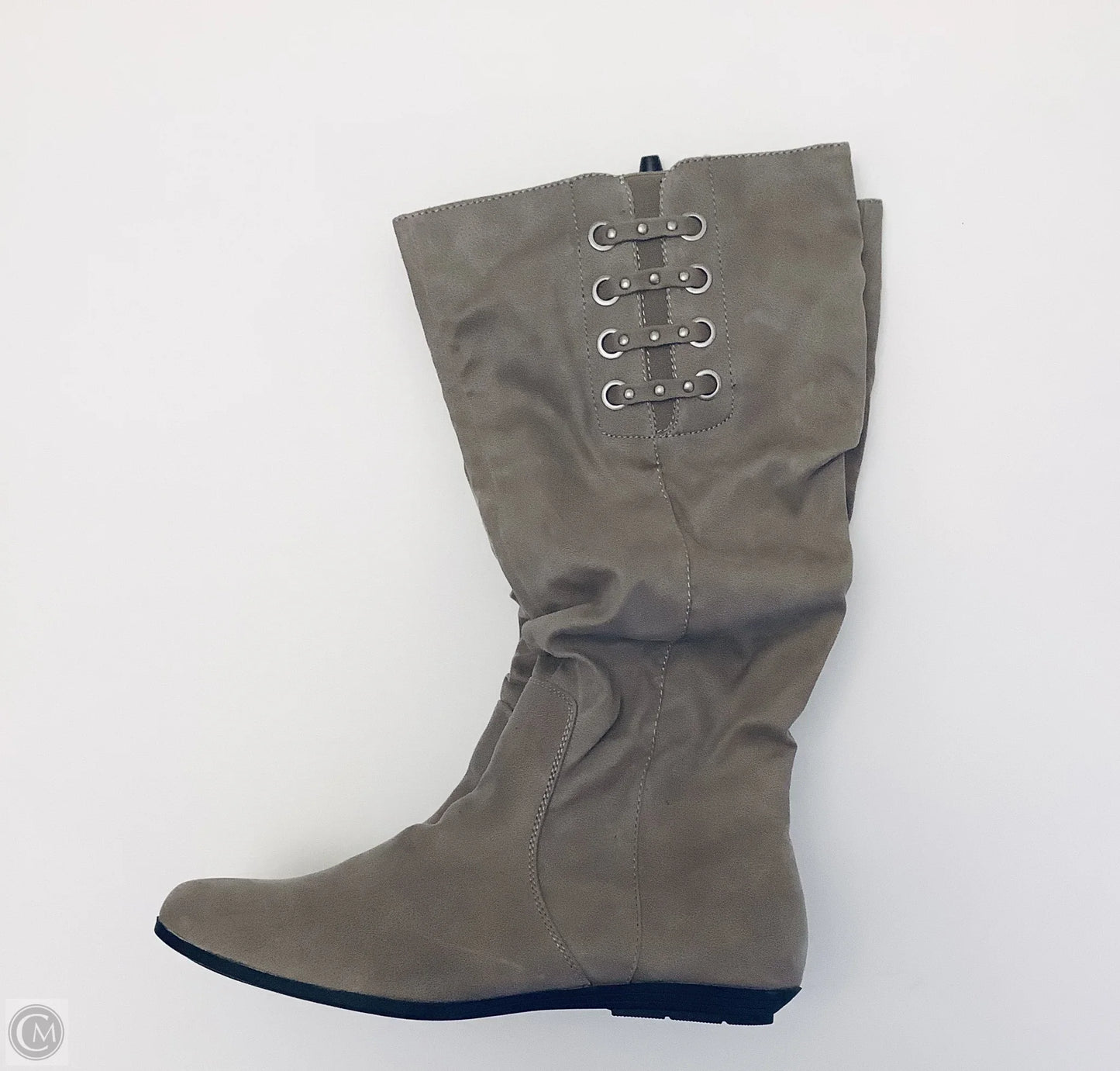 Boots Mid-calf Flats By White Mountain  Size: 10