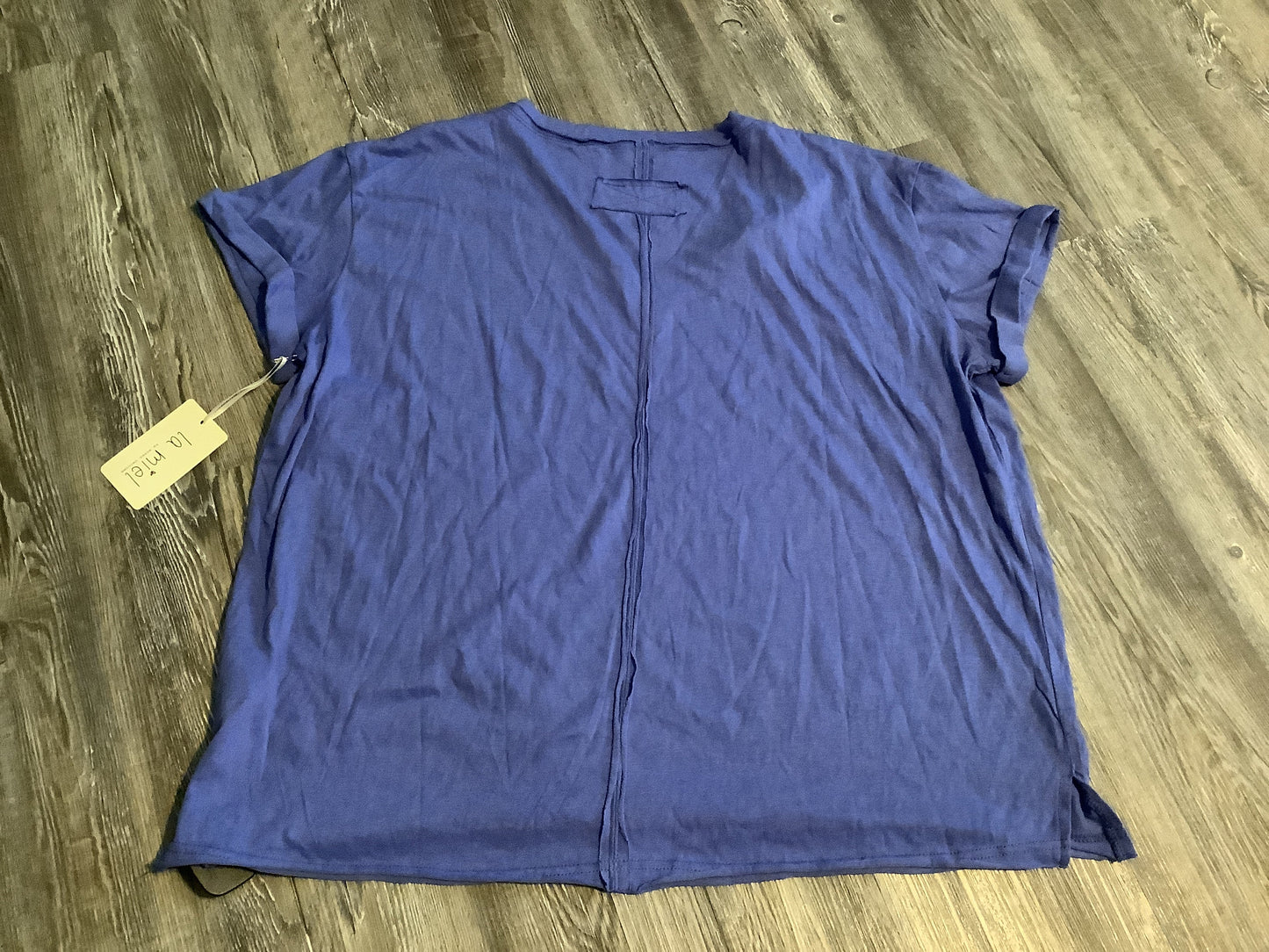 Blue Top Short Sleeve La Miel, Size M