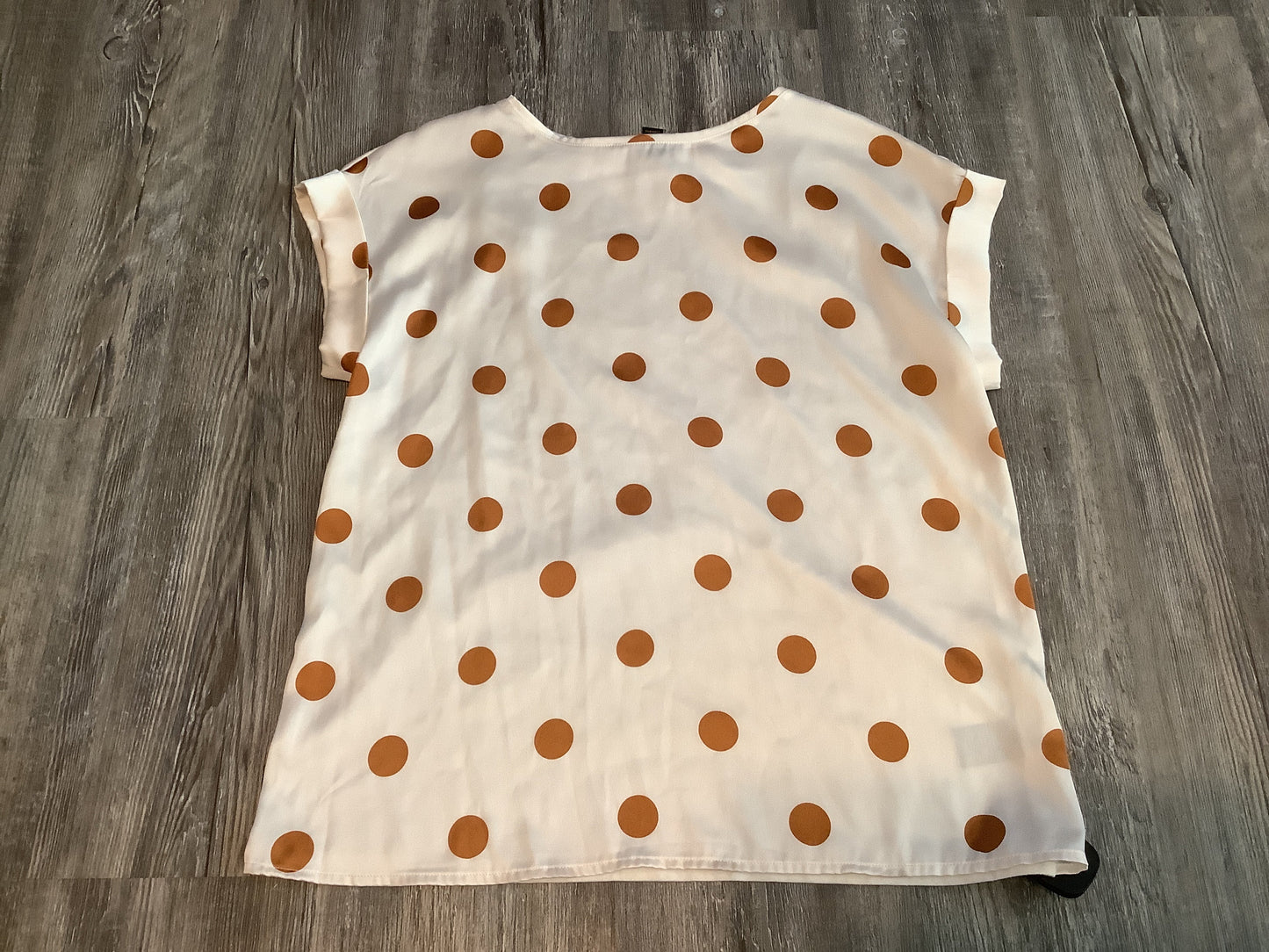 Polkadot Pattern Top Short Sleeve Worthington, Size Xs