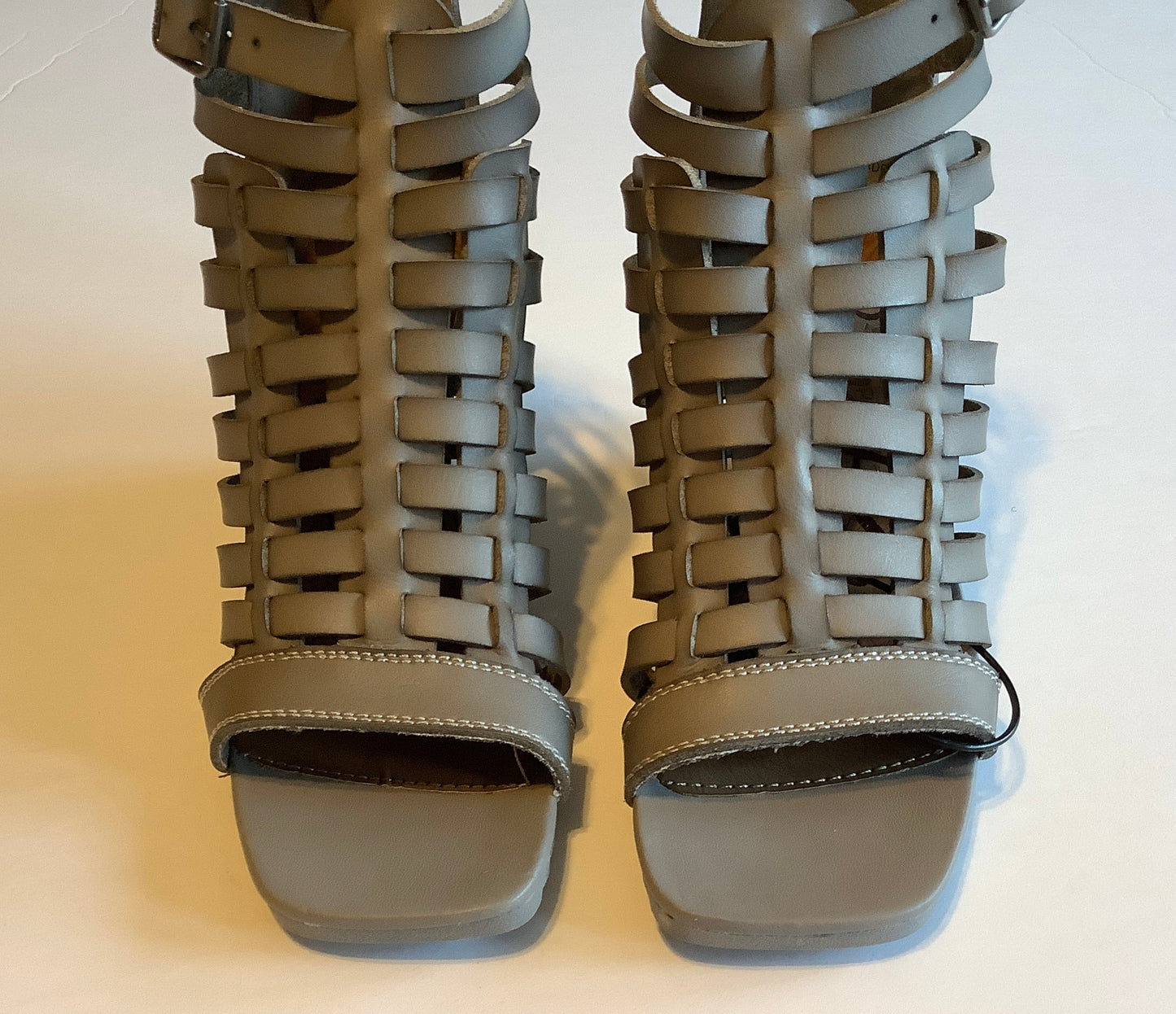 Sandals Heels Wedge By Blowfish In Grey, Size: 6