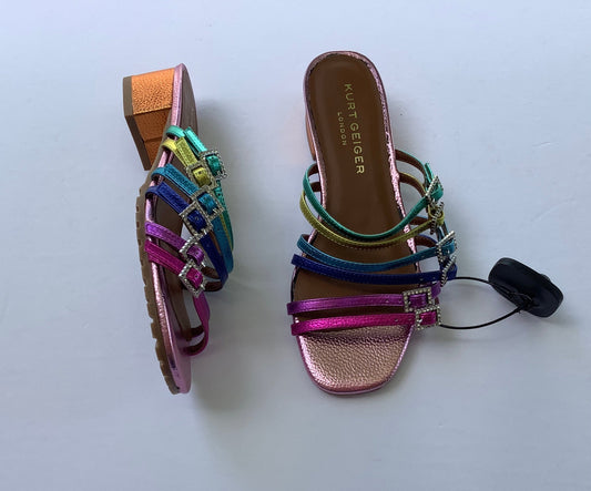 Sandals Designer By Kurt Geiger In Multi-colored, Size: 8